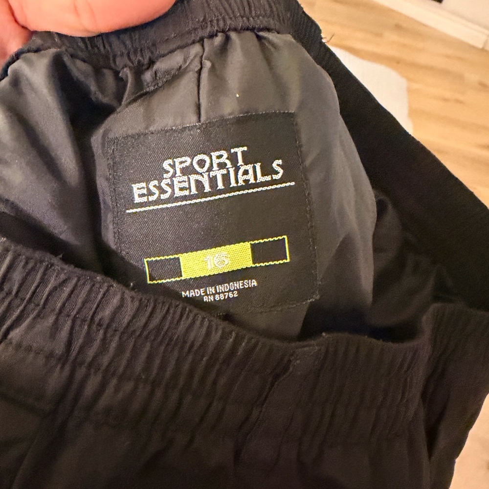 Sport Essentials Black Snowpants